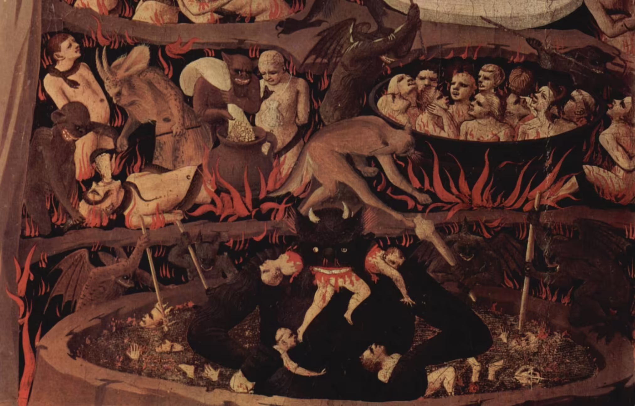 Beato Angelico, Inferno (particolare)