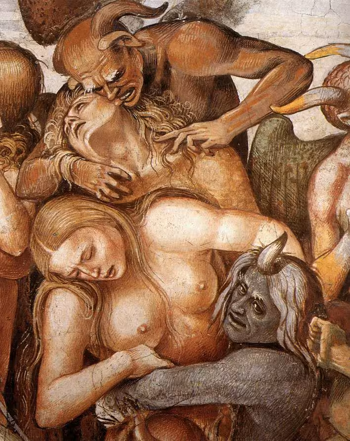 Luca Signorelli, dannati (particolare)